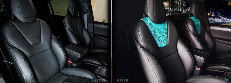 Интерьер Tesla Model X P90D by Vilner 2016 года  (фото 20 из 24)